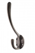 AHCHDS Traditional Hat & Coat Hook Dstressed Silver