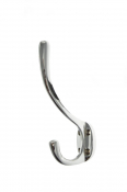 AHCHPC Traditional Hat & Coat Hook Polished Chrome
