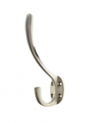 AHCHSN Traditional Hat & Coat Hook Satin Nickel