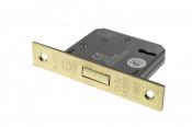 ALKDEAD3LK3PB 3inch Deadlock Polished Brass