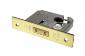 ALKDEADE25PB 2.5inch Euro Deadlock Polished Brass