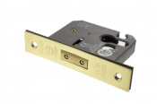 ALKDEADE25SB 2.5inch Euro Deadlock Satin Brass