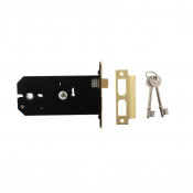 ALKHZSMBN 6inch 3-Lever Sashlock Matt Gun Metal