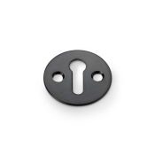 A&W Standard Profile Victorian Escutcheon Black Powder Coat AW399BLK