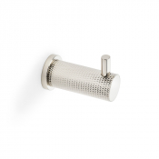 AW775PNPVD Brunel Knurled Coat Hook Polished Nickel PVD