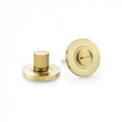 A & W AW792SBPVD REEDED TURN & RELEASE SATIN BRASS PVD