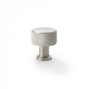 LUCIA KNURLED CABINET KNOB 35MM (SATIN NICKEL)