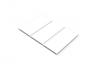 300mm Hollow Soffit - White