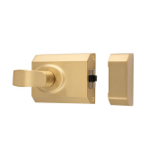 EUROSPEC RCB8260SB RIM CYLINDER ROLLERBOLT SATIN BRASS