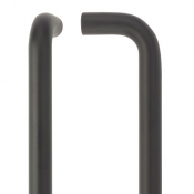 ZCSD300 300x19 POWDER COAT BLACK 19mm D PULL HANDLE GRADE 304