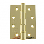 Grade 13 Ball Bearing Hinge 102 x76 x 3mm Brass (Pair)