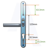 Chameleon Pro XL 59-96mm Centres Adaptable Handle