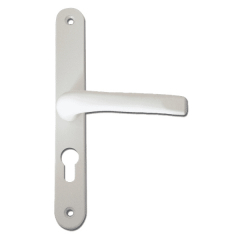 Asec 48 Lever/Lever uPVC Furniture 230mm Backplate