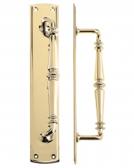 Fulton & Bray FB106 Pull Handle on Backplate