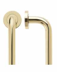 Fulton & Bray Studio H Pull Handle Polished Brass