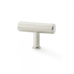 Alexander & Wilks AW801R Crispin Reeded T-Bar Cupboard Knob