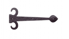 Carlisle Brass Ludlow Black Antique LF5121 Sword Hinge Front