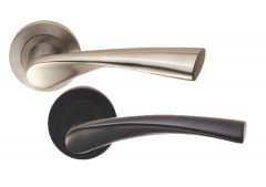 Carlisle Brass Eurospec Steelworx Breeze SWL1121 Lever On Rose