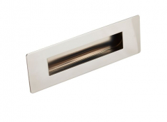 Carlisle Brass Eurospec Steelworx FPH1180 Large Rectangular Flush Pull