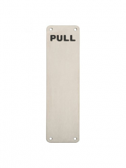 Steelworx FPP 300mm x 75mm Pull Symbol Plate