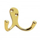 Carlisle Brass Victorian Double Robe Hook AA27