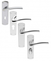 Carlisle Brass Serozzetta Cuatro Lever On Backplate