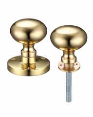 Zoo Hardware ZCB35R Mushroom Rim Knob 61.5mm Rose diameter, 52mm diameter Knob