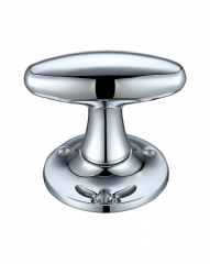 Zoo Hardware FB503 Extended Oval Mortice Knob Furniture 60mm Rose diameter
