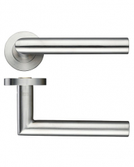 19mm Mitred Lever On Push On Rose ZCS010 Stainless Steel