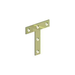 Tee Plate BZP / Yellow Passivated