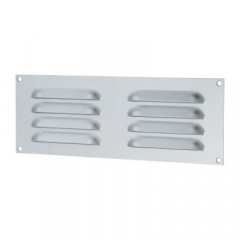Hooded Louvre Vent Aluminium
