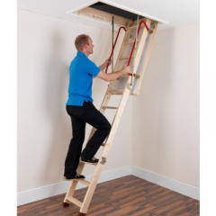 TB DaviesLaddaway Envirofold Wooden Loft Ladder