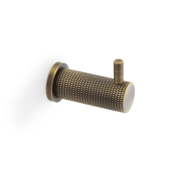 Alexander & Wilks AW775 Brunel Knurled Coat Hook