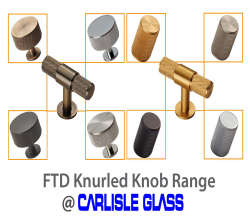 Fingertip FTD Knurled Cabinet Range