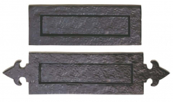 Carlisle Brass Black Antique Ludlow Letter Plates