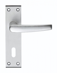 Eurospec Aluminium Mial Lever on Backplate