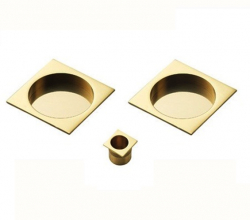 Carlisle Brass ART54AQ Square Sliding Door Rose c/w Flush Pull