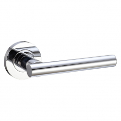 ZPZ090 Lucca Lever On Round Screw On Rose