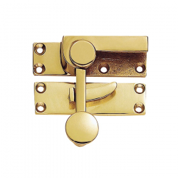 Carlisle Brass AA39 Quadrant Arm Sash Fastener Polished Brass