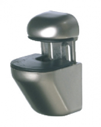 Shelf Support, Clamp Design, 43 mm, Screw Fixing, for Glass or Wooden Shelves