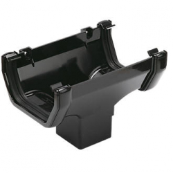 Floplast Square Line Running Outlet 114mm