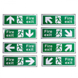 Fire Exit Signs Rigid RPVC