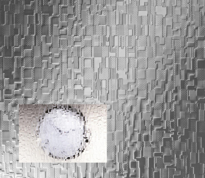 4mm Digital Texture Glass Privacy Level 3 per square metre