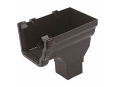 FLOPLAST NIAGARA OGEE CAST IRON STOPEND OUTLET RON3CI RIGHT HAND