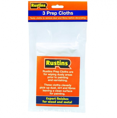RUSTINS PREP CLOTHS PACK OF 3  PPCT003
