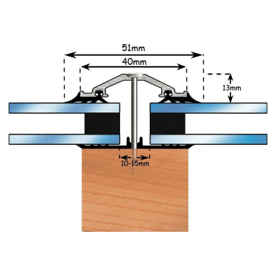 EXITEX CAPEX 40mm 45mm GASKET 4.8mtr WHITE