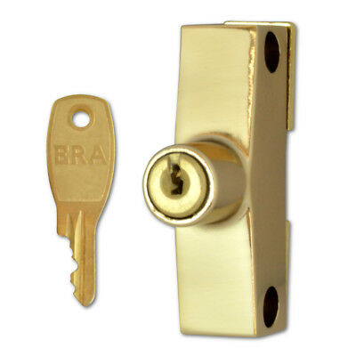 ERA 802-32 BRASSED SNAPLOCK 1 lock + 1 cut key