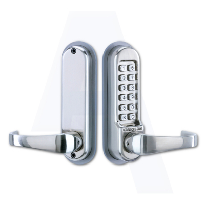 Codelock CL515 SS DIGITAL LOCK WITH TUBULAR LATCH +PASSAGE