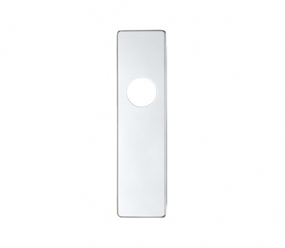 ZOO HARDWARE ZAA2SA LATCH COVER PLATES 178x44mm SATIN ALUMINIUM
