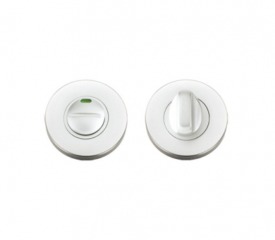 ZOO HARDWARE ZAA004i TURN & RELEASE COMPLETE WITH INDICATOR SATIN ALUMINIUM